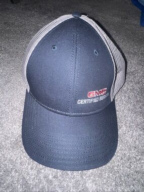 GMC Certified Service Navy & Gray Mesh Trucker Hat - Cap America